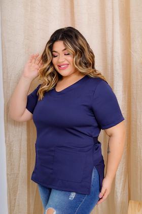 Imagem de Kit 2 Camisa De Conjunto Scrub Pijama Não Amassa Seca Rapido Sh