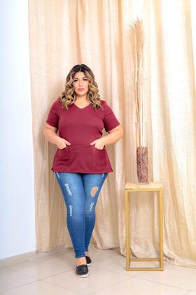 Imagem de Kit 2 Camisa De Conjunto Scrub Pijama Não Amassa Seca Rapido Sh