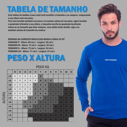 Imagem de Kit 2 Camisa Manga Longa Masculina Confortavel Frio Intenso