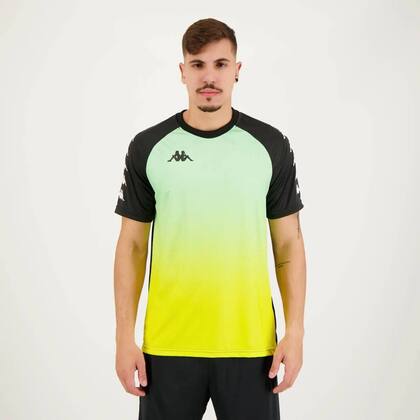 Imagem de Kit 2 Camisas Kappa Sport Carrell Amarela e Vermelha