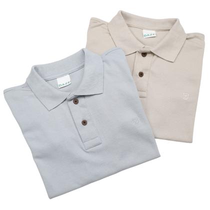 Imagem de KIT 2 Camisas Polo Masculina Piquet