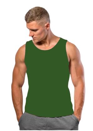 Imagem de Kit 2 Camisas Regata Básica Camiseta Sem manga Algodão Premium