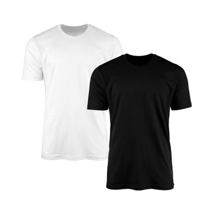 Imagem de Kit 2 Camisetas AMGK Masculina Lisa Básica 100% Algodão