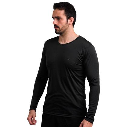 Imagem de Kit 2 Camisetas Dry fit Sandrini Masculina Manga Longa Leve UV Academia Esportivo