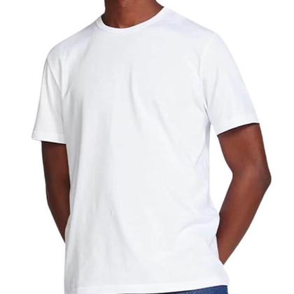 Imagem de Kit 2 Camisetas Hering Slim Básicas Masculina - Branca