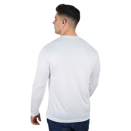 Imagem de Kit 2 Camisetas Masculinas Manga Longa 100%  Algodão Premium