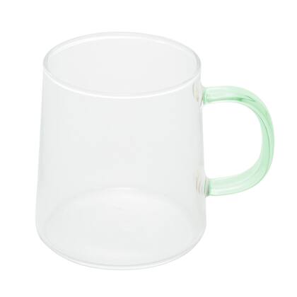 Imagem de Kit 2 Canecas de Vidro com Alça Fun Verde 320ML Wolff