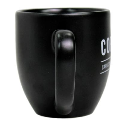 Imagem de Kit 2 Canecas Preta Manhattan 300ml Porcelana Café Chá Bebidas