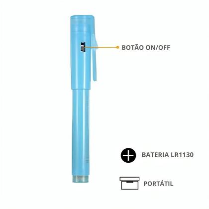 Imagem de Kit 2 Canetas de Detecção de Dinheiro Falso com Luz UV