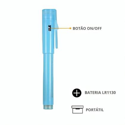 Imagem de Kit 2 Canetas Testadoras de Cédulas e Moedas com Luz UV