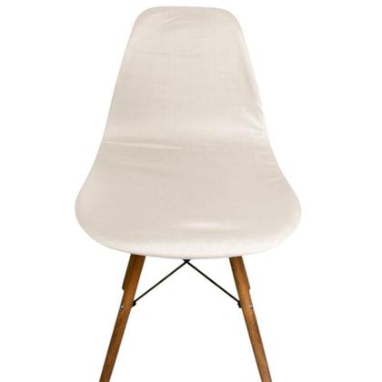 Imagem de Kit 2 Capa Cadeira Charles Eames Eiffel Pé Palito Malha Lisa