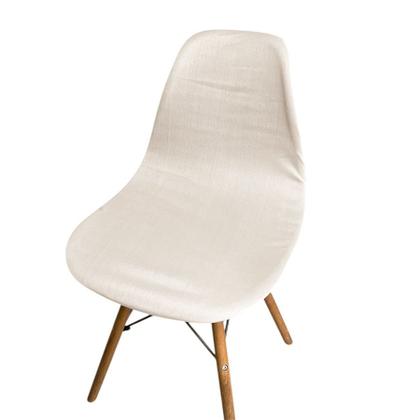 Imagem de Kit 2 Capa de Cadeira Charles Eames Eiffel Pé Palito Malha Lisa