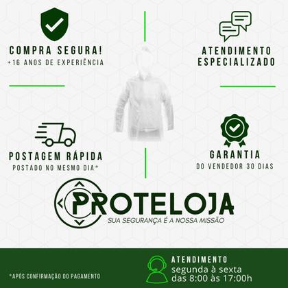 Imagem de Kit 2 Capa de Chuva Impermeável Resistente Reutilizável Com Capuz Vinil PVC