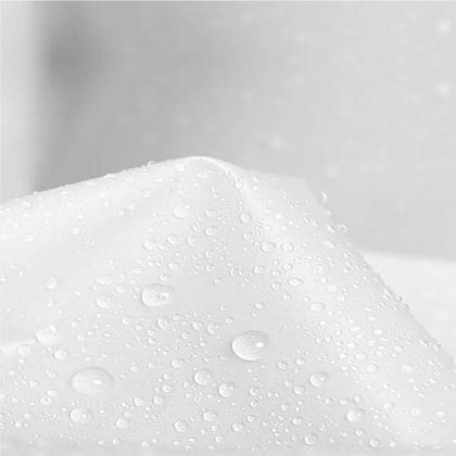 Imagem de Kit 2 Capa De Chuva Transparente Capuz Plus Size Tamanho G com bolso unissex resistente reutilizavel