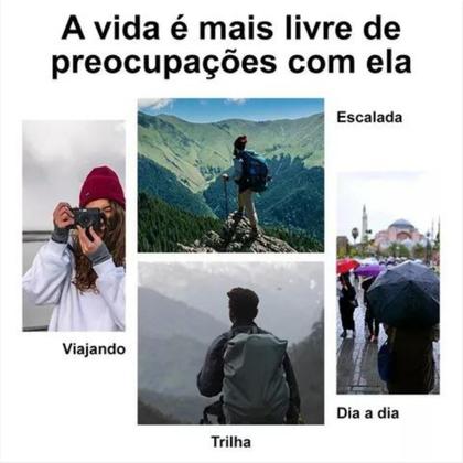 Imagem de Kit 2 Capa De Chuva Transparente Capuz Plus Size Tamanho G com bolso unissex resistente reutilizavel