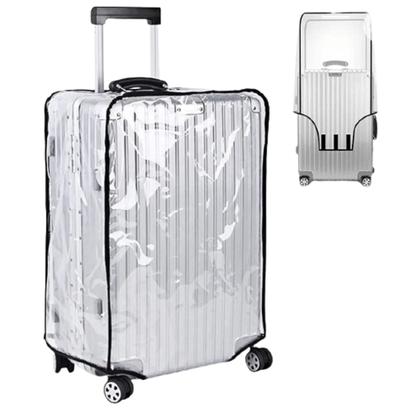 Imagem de kit 2 Capa De Mala Resistente Agua Transparente Grande Gg 32kg