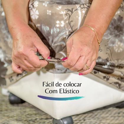 Imagem de Kit 2 Capa Para Puff Retangular Premium Adele