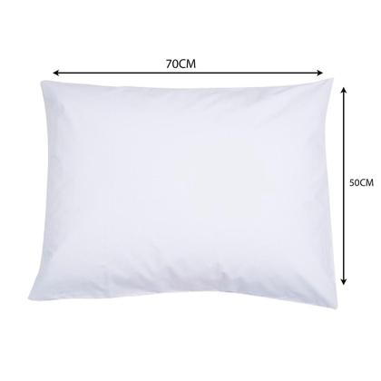 Imagem de Kit 2 Capa Travesseiro Impermeável 50 x 70 CM com Zíper Fronha Travesseiro