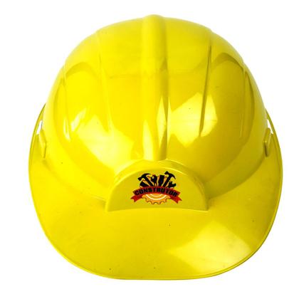 Imagem de Kit 2 Capacetes de Construtor Operário de Brinquedo Fantasia Infantil e Adulto Com Elástico