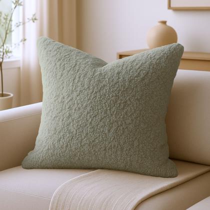 Imagem de Kit 2 Capas de Almofada em Suede Luxo Ziper Invisivel 50x50cm Capri Fendi