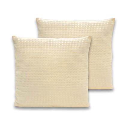 Imagem de Kit 2 Capas de Almofadas Piquet Favinho 40x40 C/ Zíper