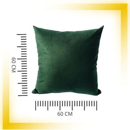 Imagem de Kit 2 Capas De Almofadas Sued 60x60 Extra Grande Com Zíper