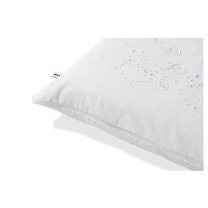 Imagem de Kit 2 Capas Fronha Protetoras de Travesseiro 200 Fios 100% algodão hipoalergênico Com Zíper 50x70 - NAP