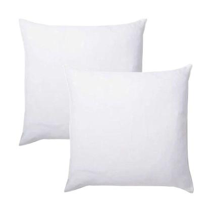 Imagem de Kit 2 Capas para Almofada Drapeada em Veludo Quadrada 43x43 com Enchimento 50x50 Várias Cores