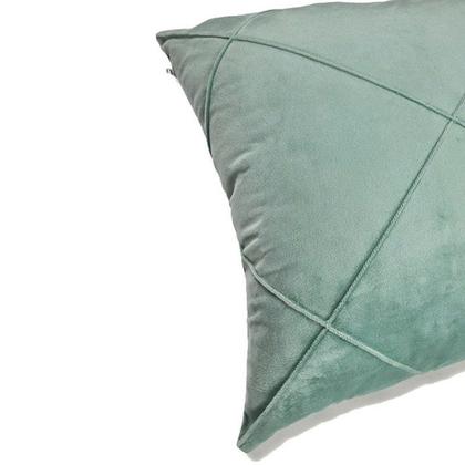 Imagem de Kit 2 Capas para Almofada Drapeada em Veludo Quadrada 60x60 com Enchimento