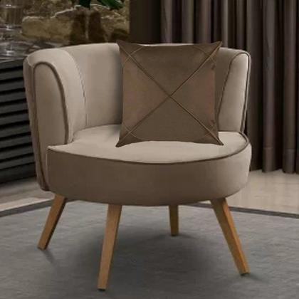 Imagem de Kit 2 Capas para Almofada Drapeada em Veludo Quadrada Várias Cores