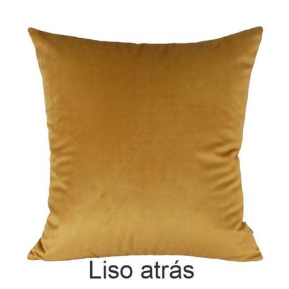 Imagem de Kit 2 Capas para Almofada Drapeada Line em Veludo 43x43 com Enchimento 50x50