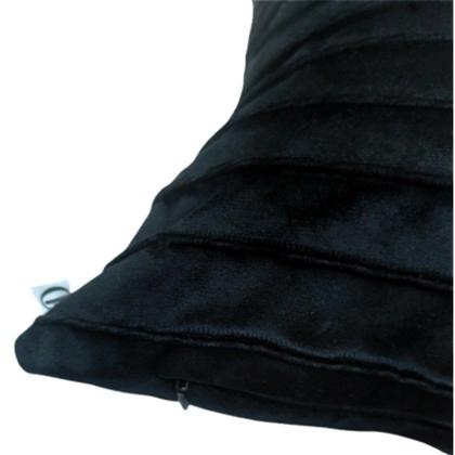 Imagem de Kit 2 Capas para Almofada Drapeada Line em Veludo 43x43 com Enchimento 50x50