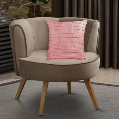 Imagem de Kit 2 Capas para Almofada Drapeada Line em Veludo 43x43 com Enchimento 50x50