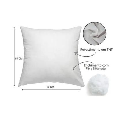 Imagem de Kit 2 Capas para Almofada Drapeada Line em Veludo 43x43 com Enchimento 50x50