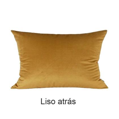 Imagem de Kit 2 Capas para Almofada Drapeada Line em Veludo 50x30 com Enchimento 55x35