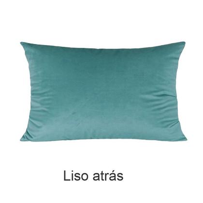 Imagem de Kit 2 Capas para Almofada Drapeada Line em Veludo 50x30 com Enchimento 55x35