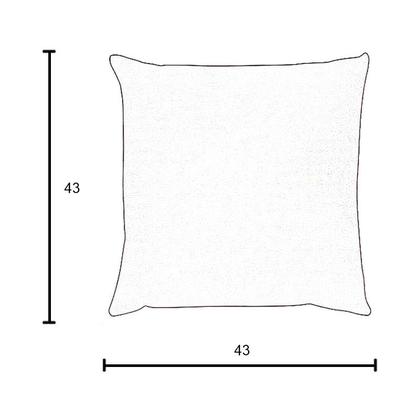 Imagem de Kit 2 Capas para Almofada em Veludo Liso 43x43 com Enchimento 50x50 Várias Cores