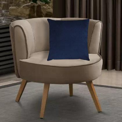 Imagem de Kit 2 Capas para Almofada em Veludo Liso Quadrada 50x50 Várias Cores