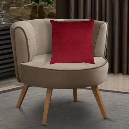 Imagem de Kit 2 Capas para Almofada em Veludo Liso Quadrada 50x50 Várias Cores