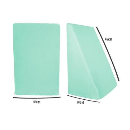 Imagem de Kit 2 Capas para Triângulo Malha 100% Algodão Verde Arrumadinho Enxovais