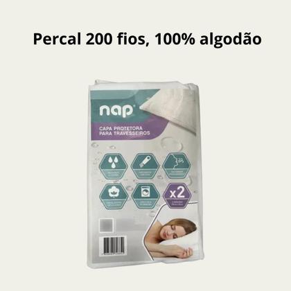Imagem de Kit 2 Capas Protetoras de Travesseiro 200 Fios