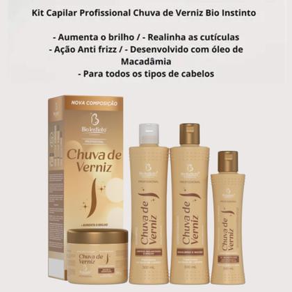 Imagem de Kit 2 Capilar Chuva De Verniz Ação Antifrizz - Bio Instinto