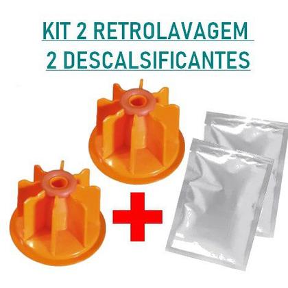 Imagem de Kit 2 Cápsula Retrolavagem Cafeteira Três Corações + 2 DESCALCIFICANTES