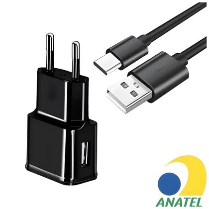Imagem de Kit 2 Carregador Rapido Tipo C USB Cabo Super Rapido 2.4A
