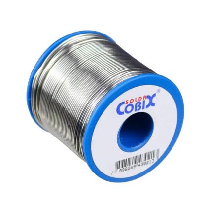 Imagem de Kit 2 Carretéis de Solda em Fio 60x40 Estanho/Chumbo Fusão 198C 1,0mm 500g Cada Cobix
