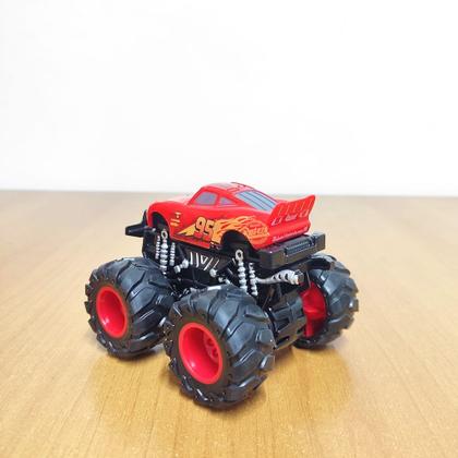 Imagem de Kit 2 Carrinhos do Relâmpago Mcqueen Carros Mini Monster 9cm Original