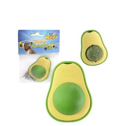 Imagem de Kit 2 Catnip Abacate Brinquedo Interativo -  Formulado para despertar o interesse e curiosidade do seu gatinho.