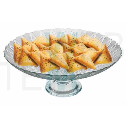 Imagem de Kit 2 Centros de Mesa Fruteira de Vidro com Pé Pluma Vitazza Decoração, Organização e Mesa Posta, com Toque Elegante, Praticidade Sustentável e Estilo