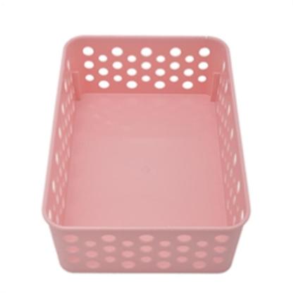 Imagem de Kit 2 Cesto Organizador Multiuso P 19X13,8X6,5Cm Rose