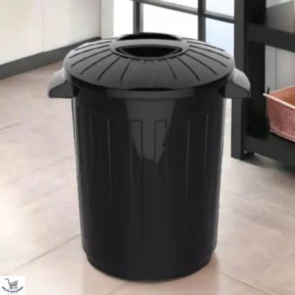 Imagem de Kit 2 Cestos de Lixo com Tampa 30 Litros Uninjet  Organize seu Espaço com Praticidade e Estilo